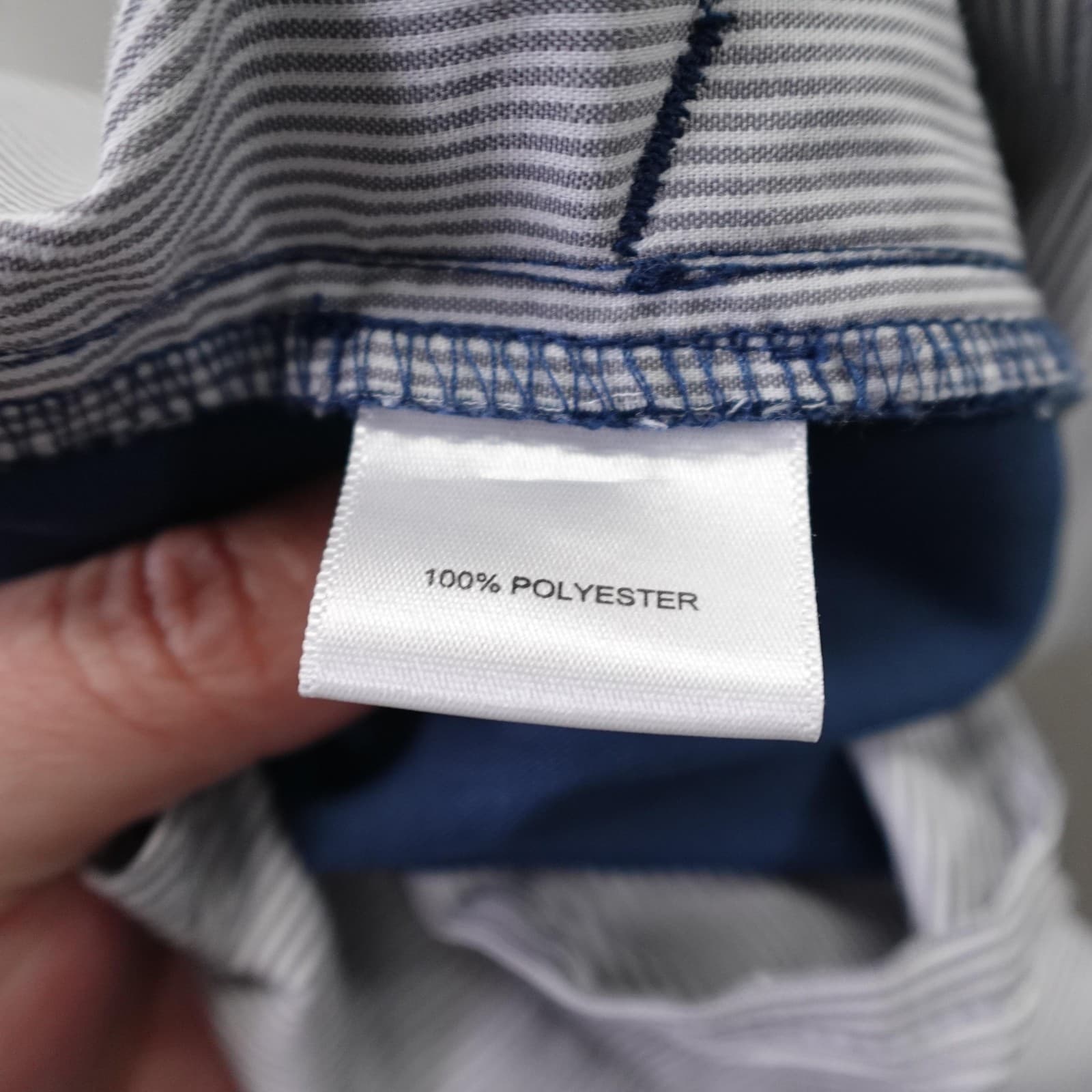 Peter Millar Shorts Mens 38 Blue Crown Sport Chino Golf 10 Inseam Polyester - Thumbnail 8