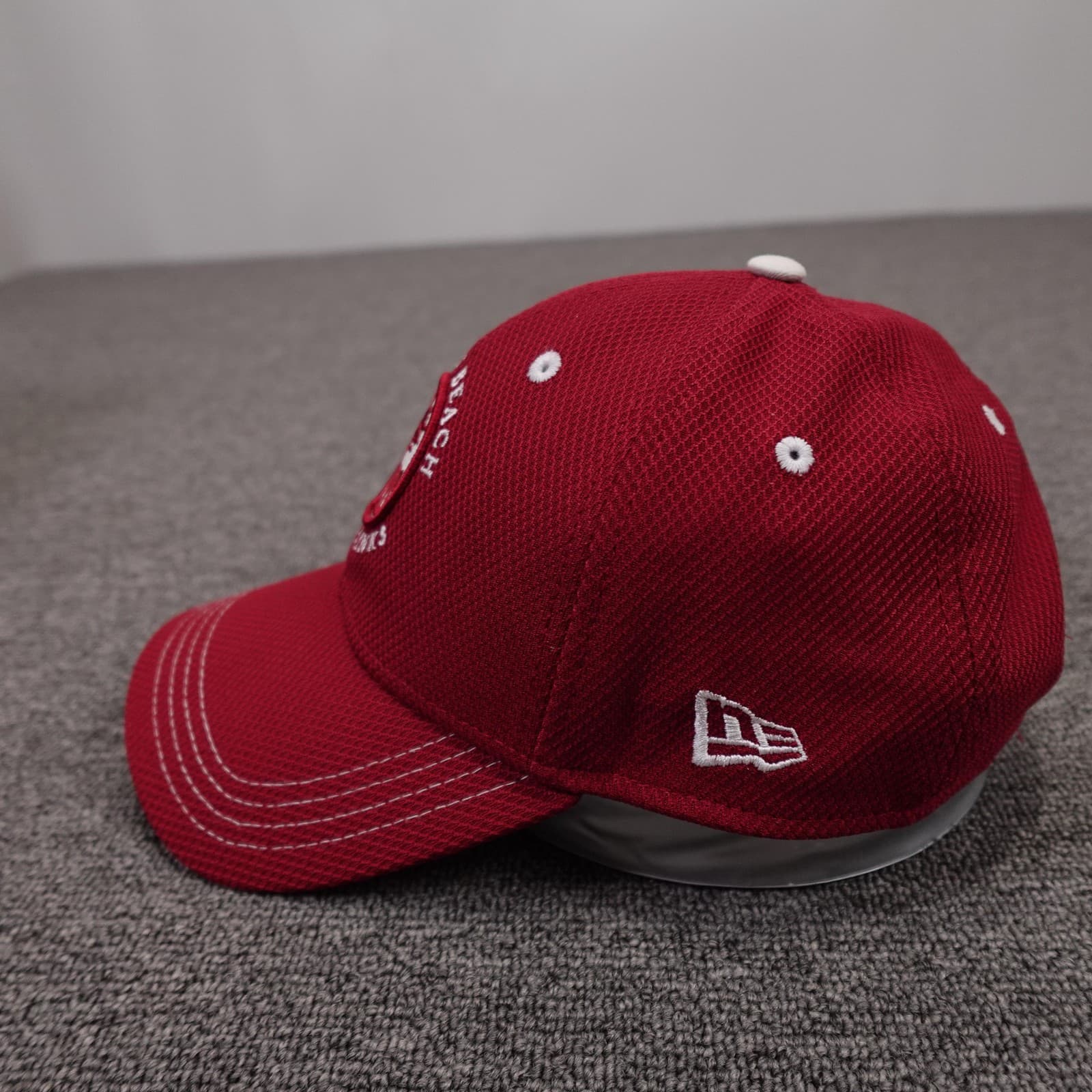 Pebble Beach Golf Links Hat Cap Strap Back Mens One Size Red Golf New Era - Thumbnail 3
