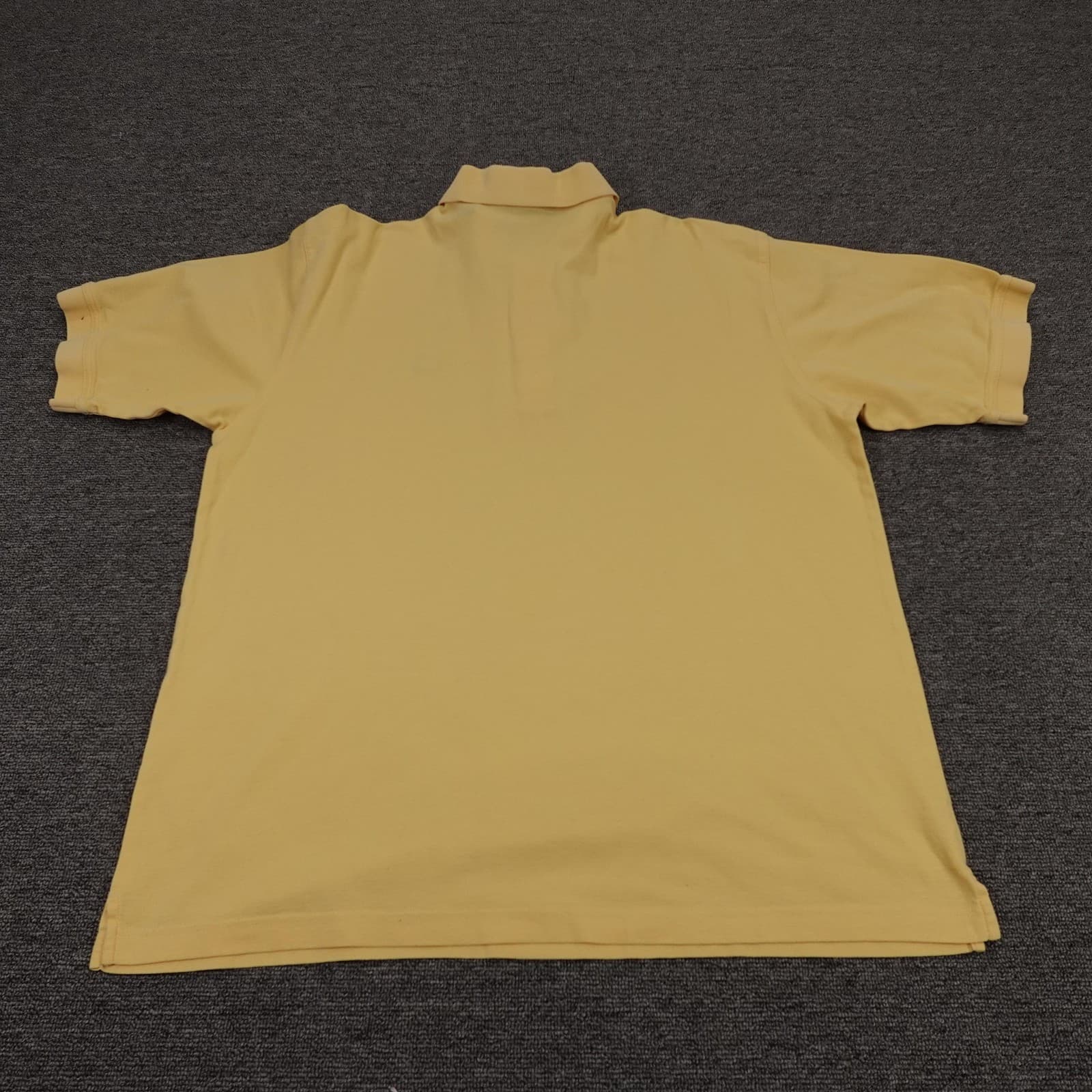 Vintage Masters Collection Polo Shirt Mens Large Yellow Pima Cotton Golf 90s - Thumbnail 8