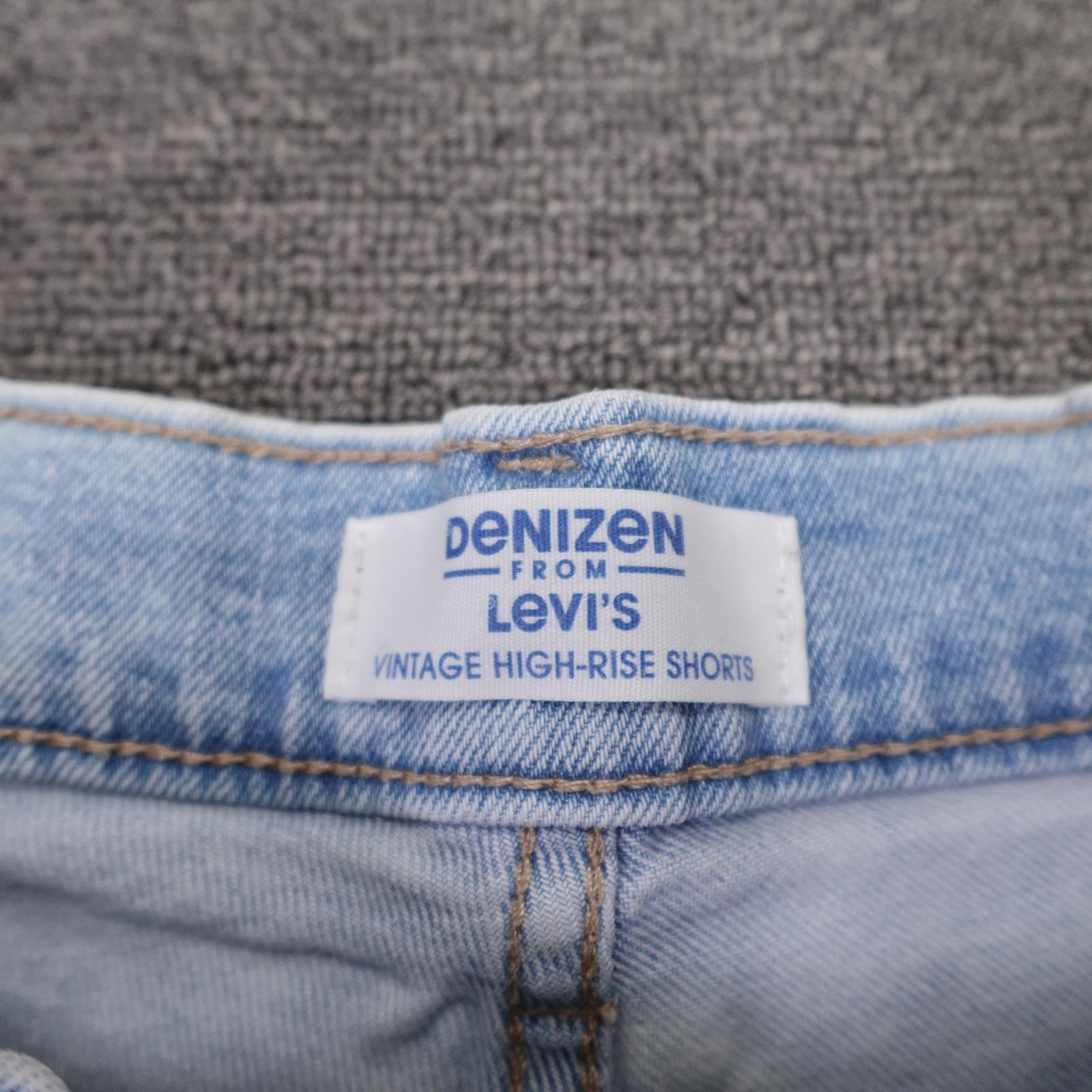Denizen From Levi's Shorts Womens 2 26 Blue Vintage High Rise Cutoff Raw Hem - Thumbnail 3