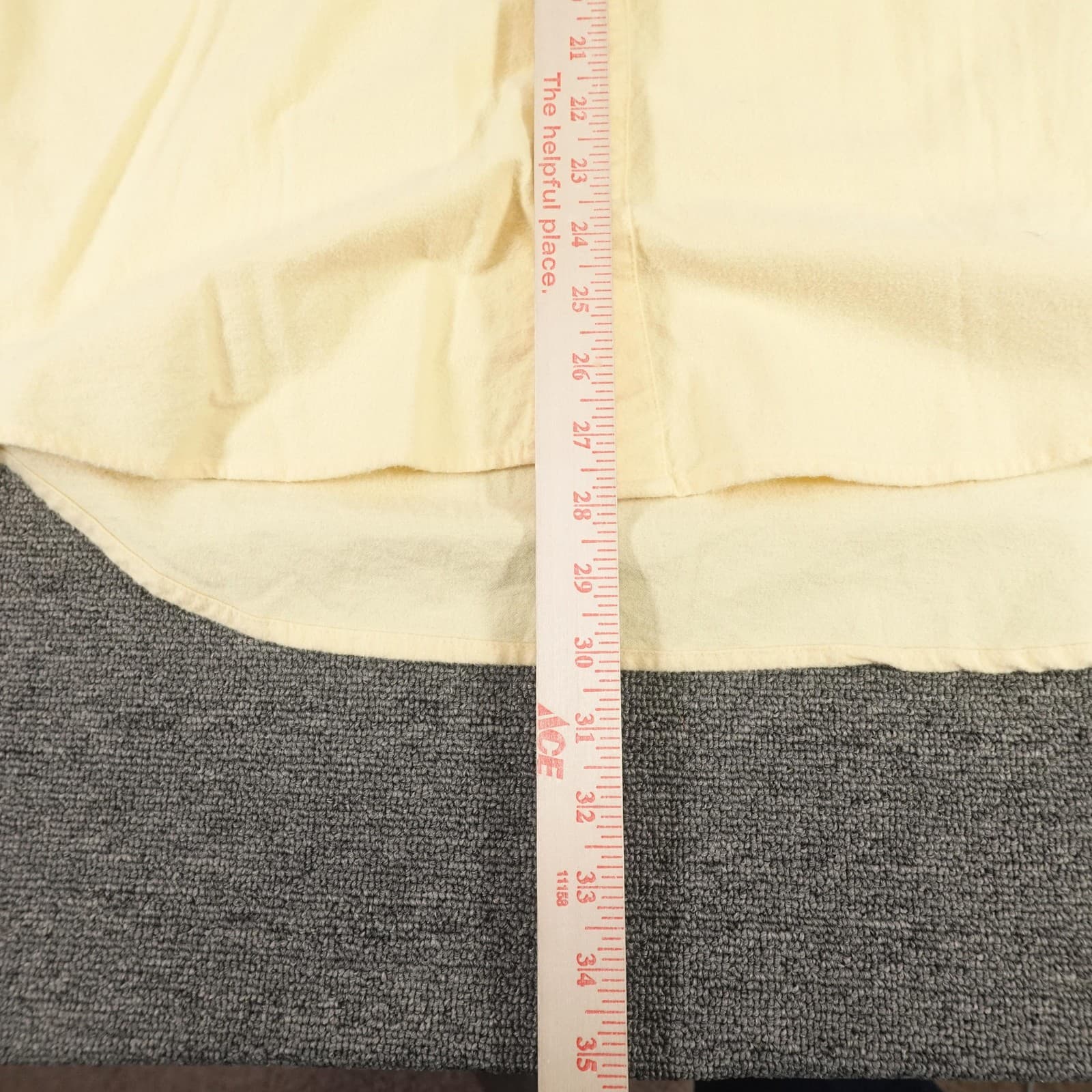 Vintage Edwin Shirt Mens Medium Yellow Flannel Button Front Made In Japan 80s - Thumbnail 6