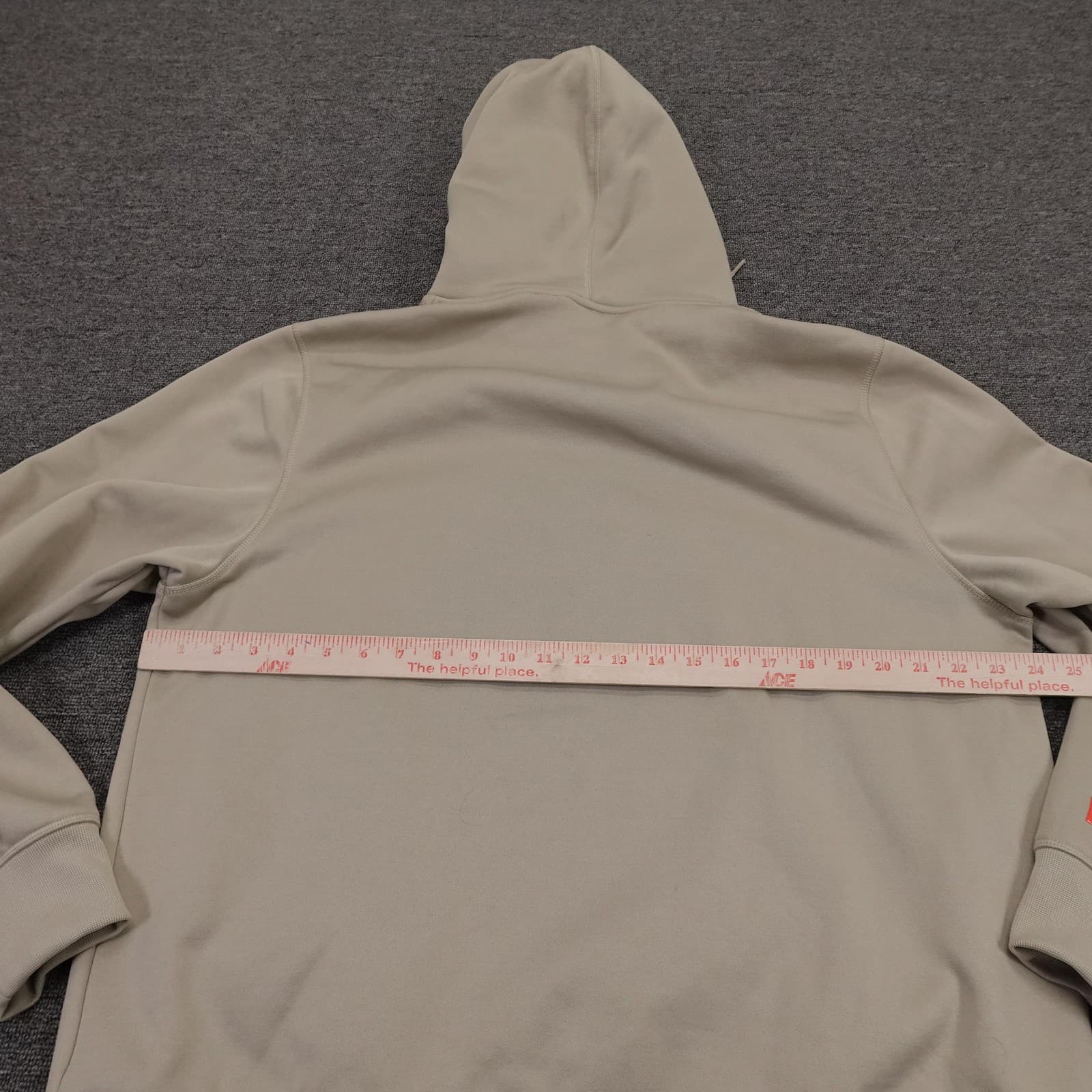 Puma X Helly Hansen Hoodie Mens Large Beige Sherpa Fleece Pullover Graphic - Thumbnail 6