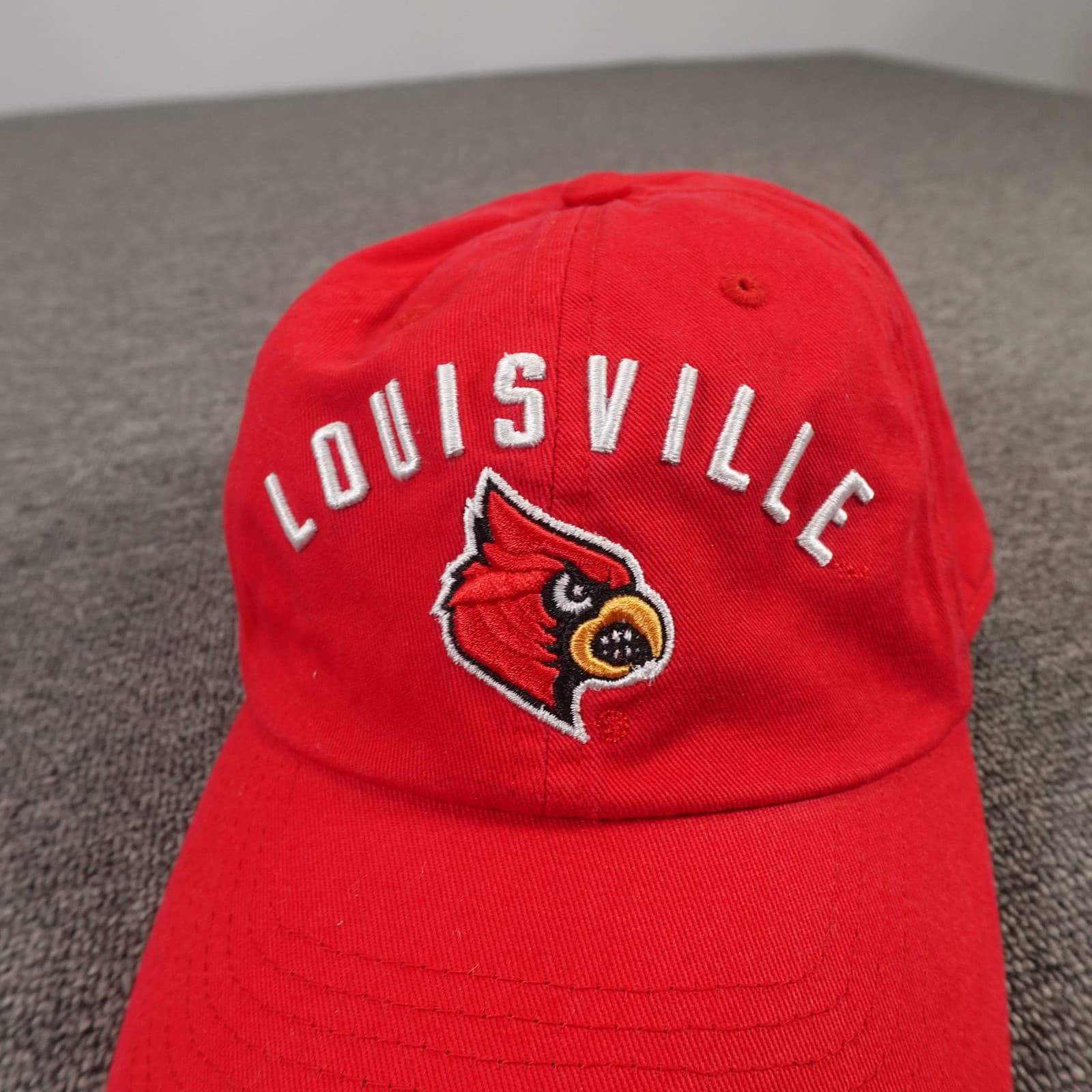 Louisville Cardinals Hat Cap Strap Back Mens One Size Red NCAA Captivating - Thumbnail 2