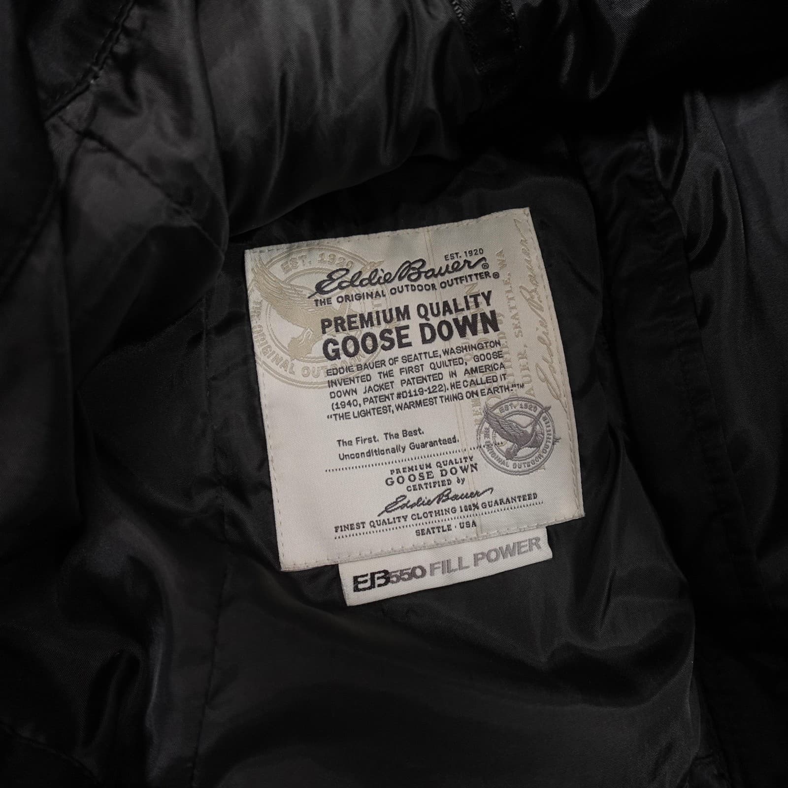 Eddie Bauer Vest Womens XS Black Down Puffer Full Zip Lightweight Outdoor Warm - Thumbnail 6