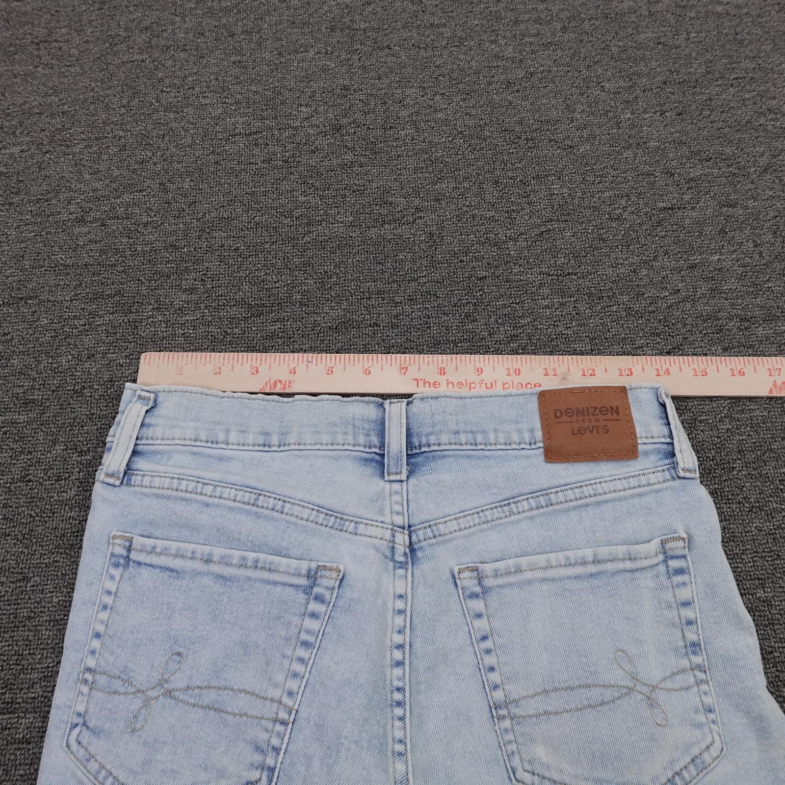 Denizen From Levi's Shorts Womens 2 26 Blue Vintage High Rise Cutoff Raw Hem - Thumbnail 5