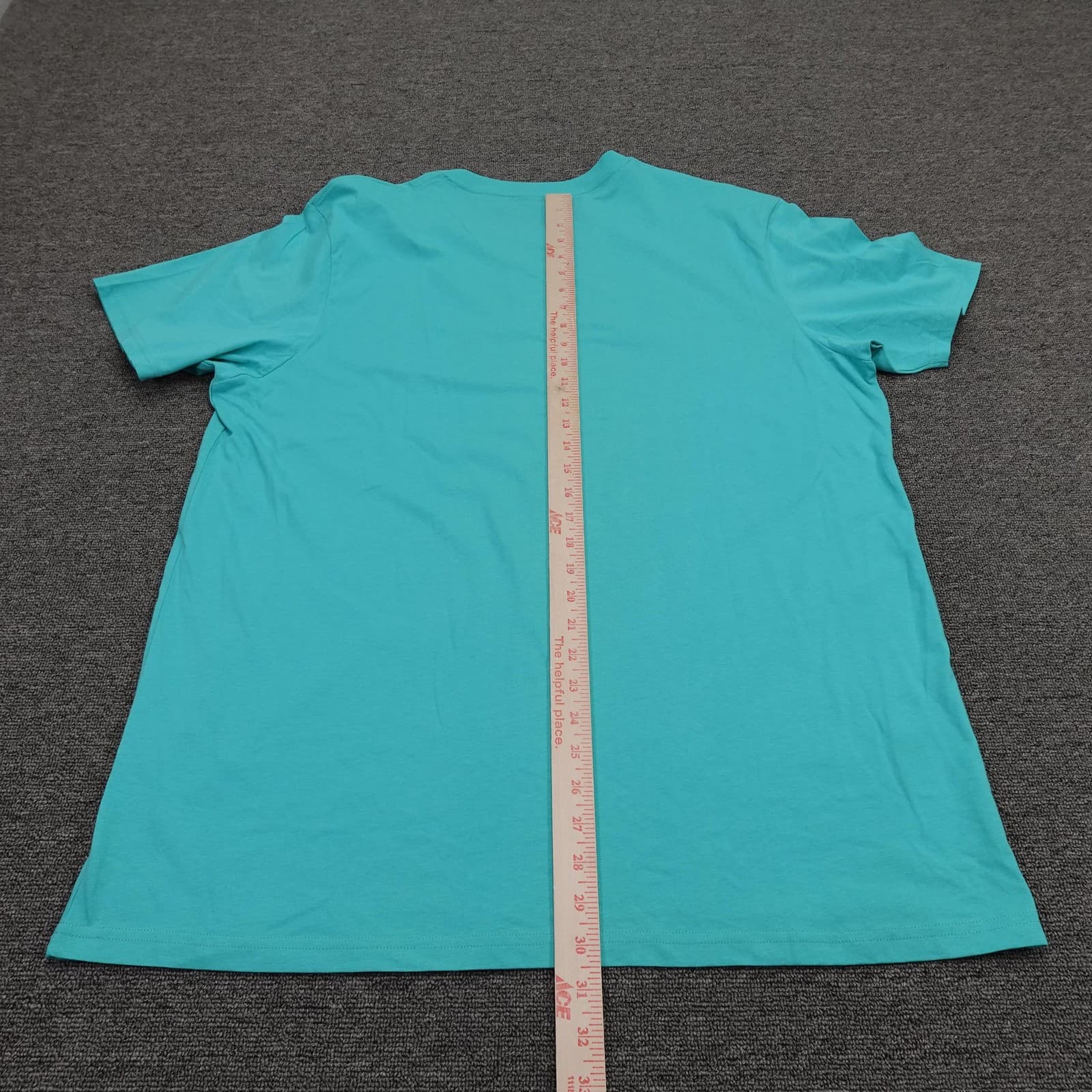 Bacardi Shirt Mens 2XL Blue Palm Leaf Graphic Tee Tagless Tropical Beach - Thumbnail 6