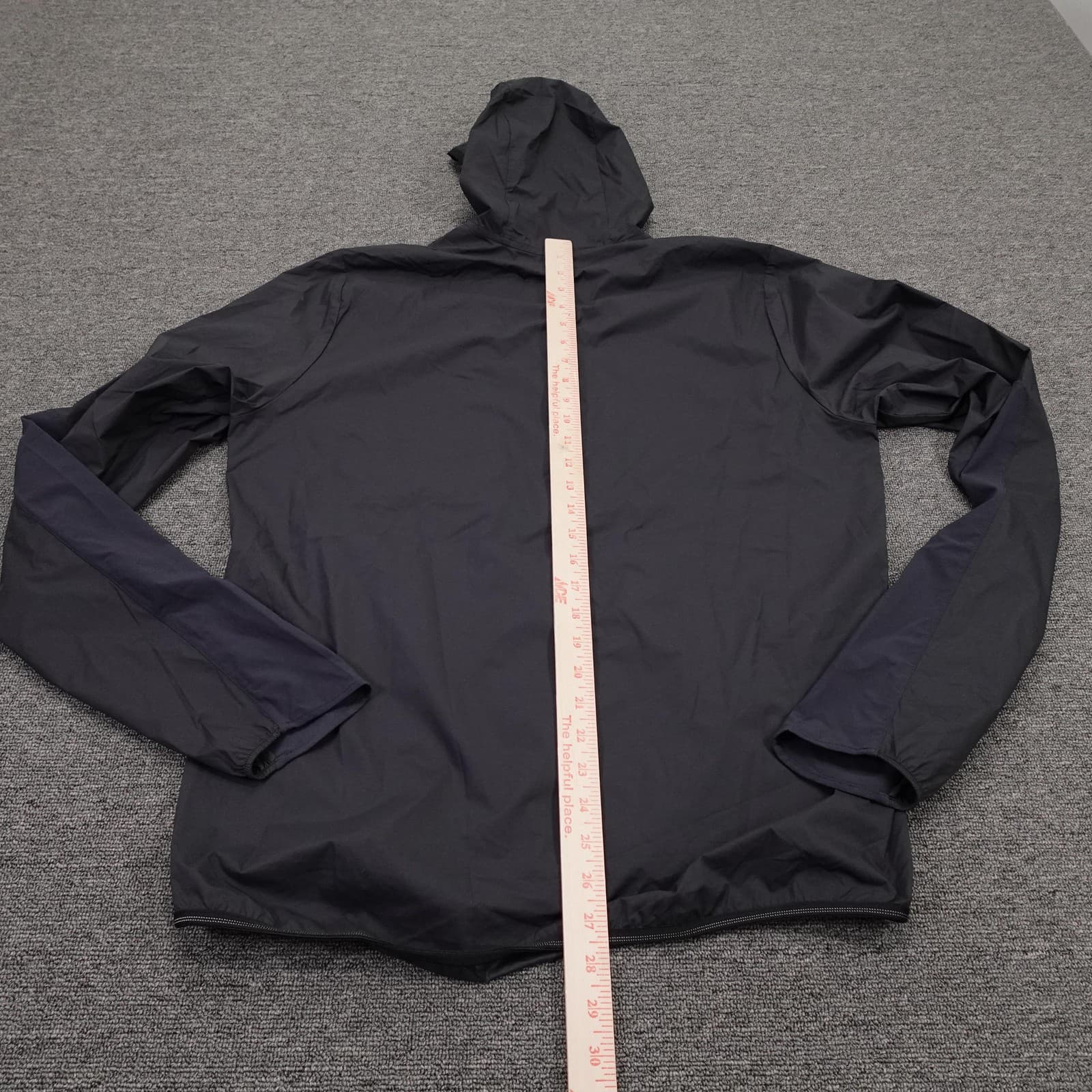 Specialized Jacket Mens XL Black Hooded Zip Lightweight Windbreaker Cycling - Thumbnail 6