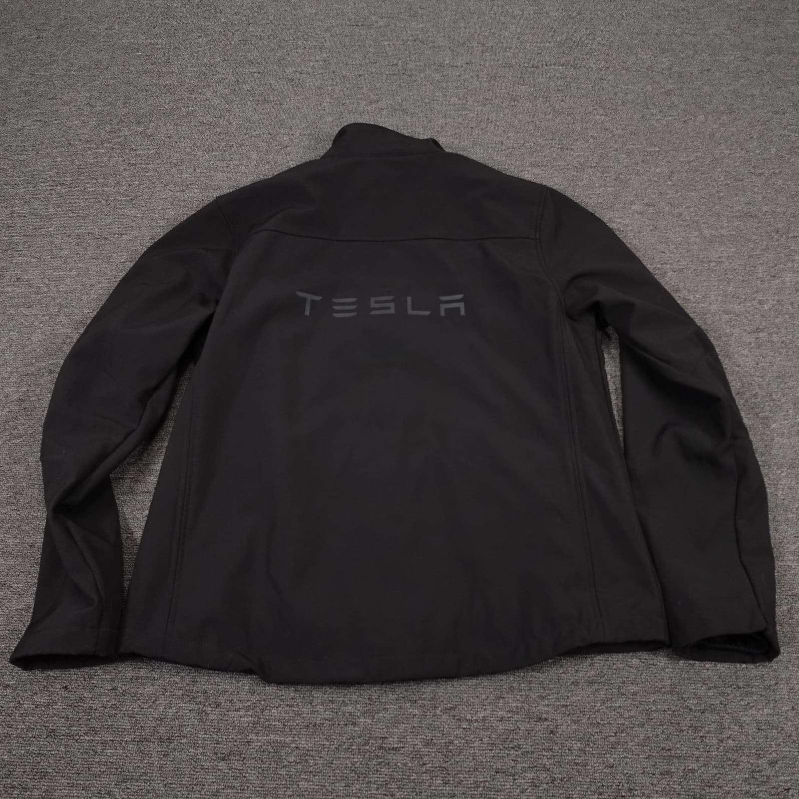 Tesla Jacket Womens XL Black Softshell Full Zip Fleece Lined Logo Coat Casual - Thumbnail 6