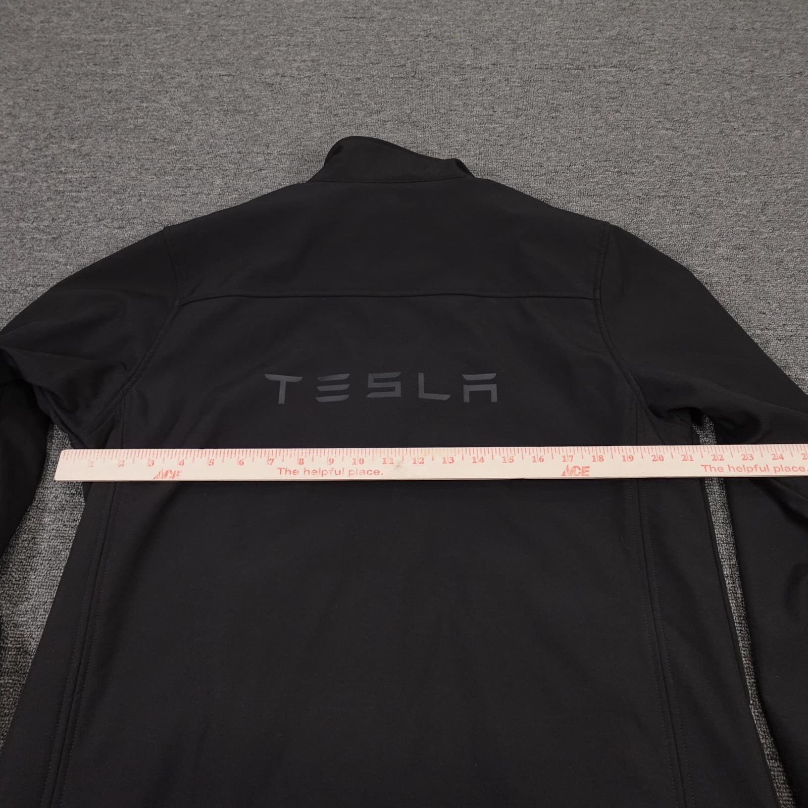 Tesla Jacket Womens XL Black Softshell Full Zip Fleece Lined Logo Coat Casual - Thumbnail 7