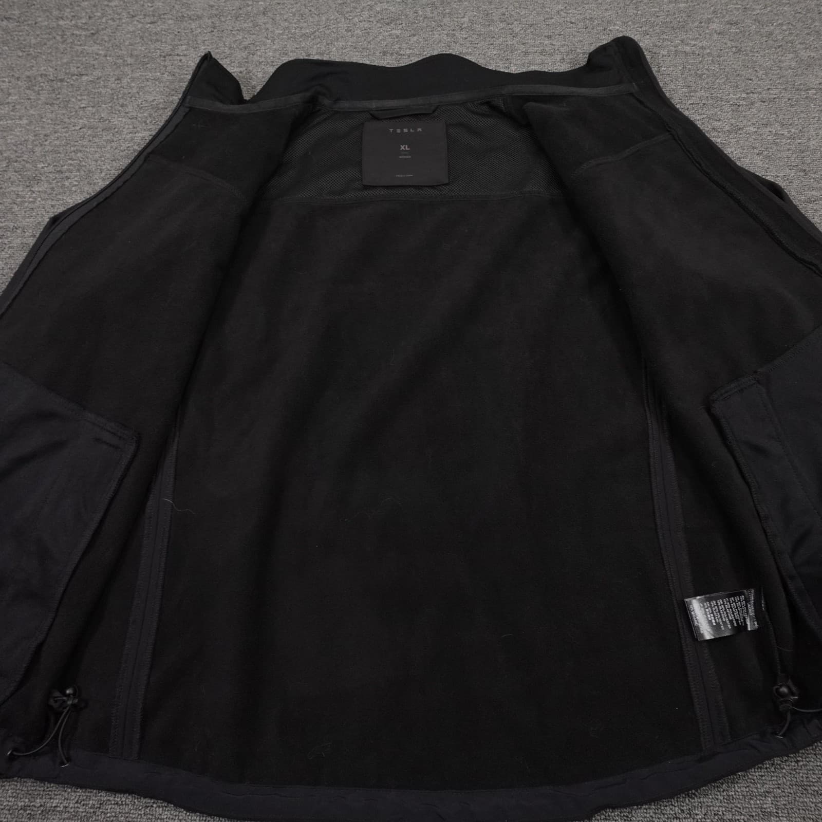Tesla Jacket Womens XL Black Softshell Full Zip Fleece Lined Logo Coat Casual - Thumbnail 4