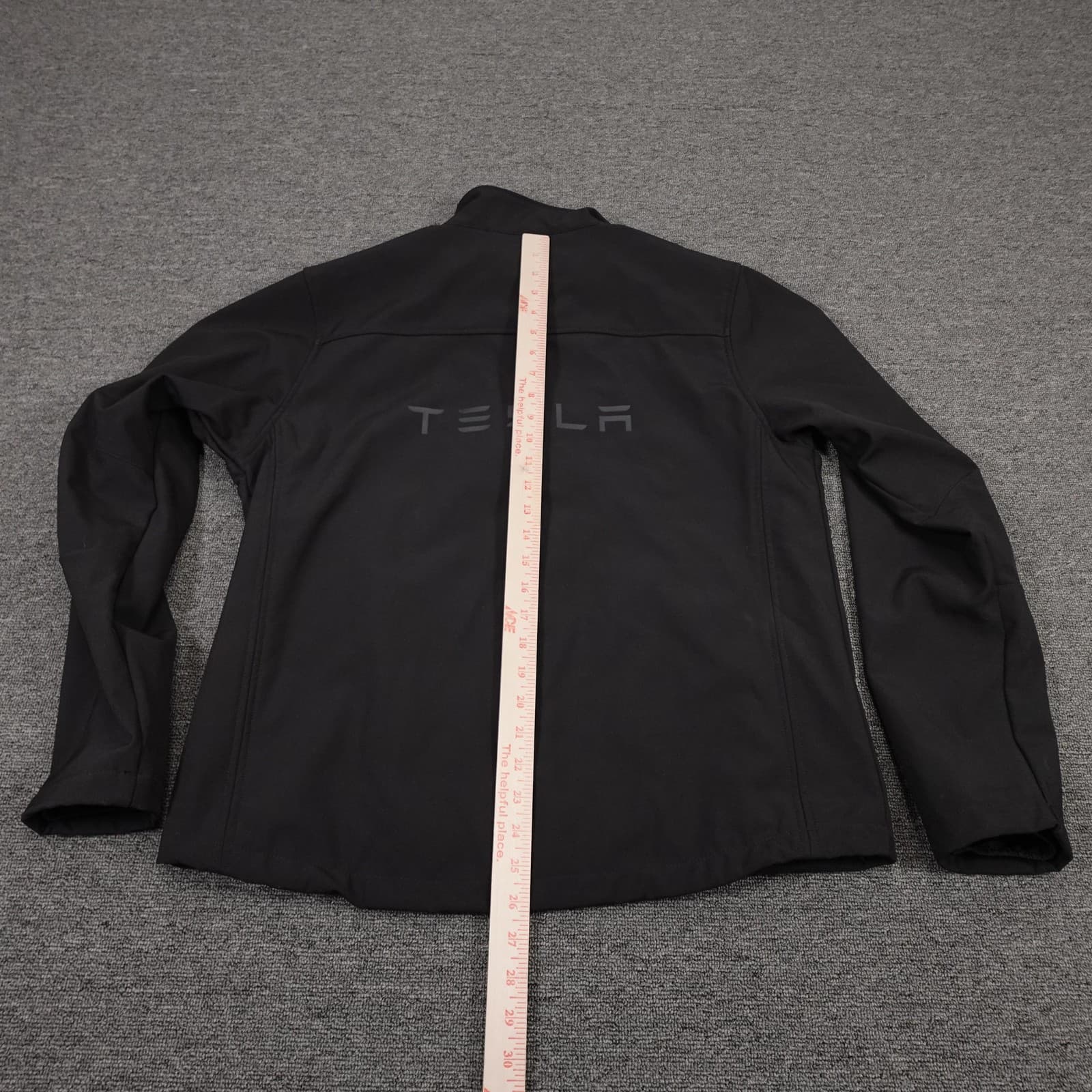 Tesla Jacket Womens XL Black Softshell Full Zip Fleece Lined Logo Coat Casual - Thumbnail 8