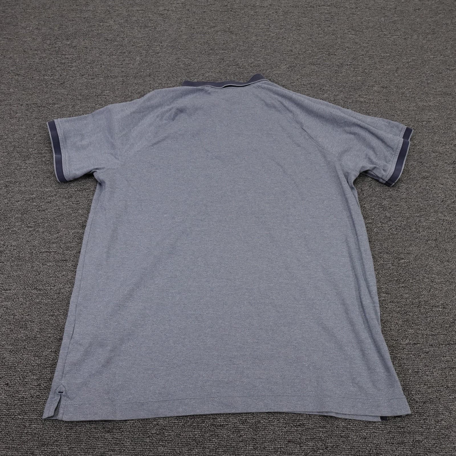 Banana Republic Polo Shirt Mens Large Blue Luxury Touch Performance Cotton - Thumbnail 6