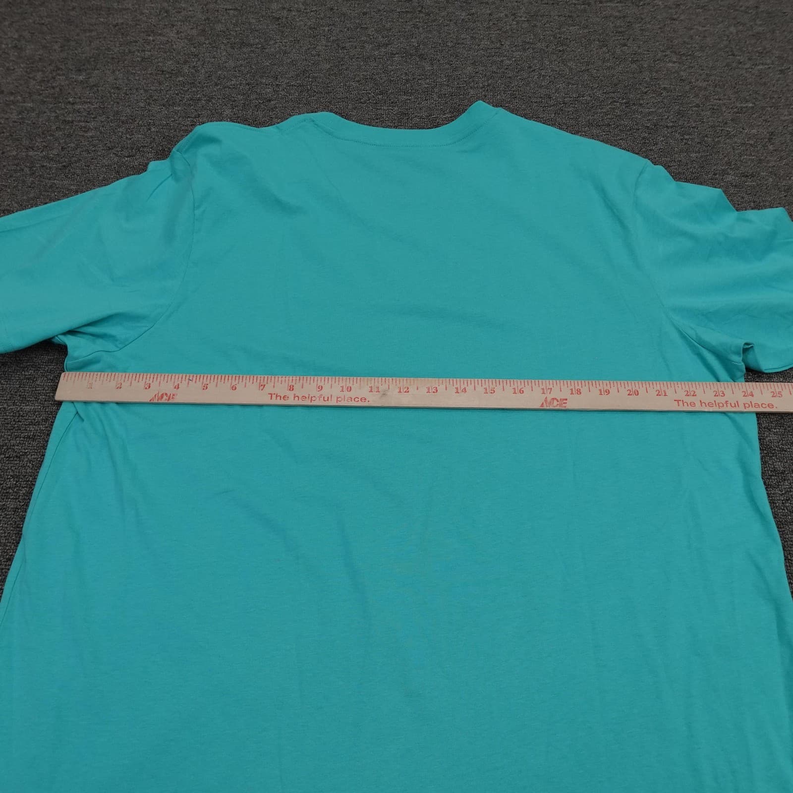 Bacardi Shirt Mens 2XL Blue Palm Leaf Graphic Tee Tagless Tropical Beach - Thumbnail 5