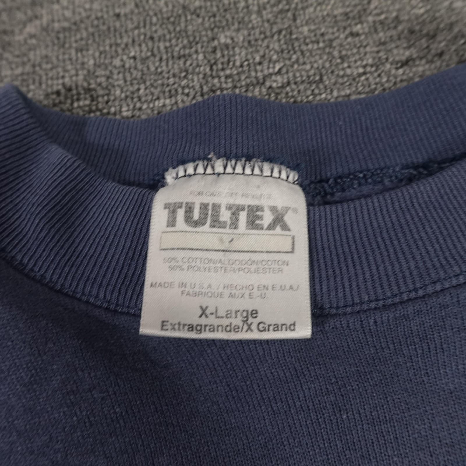 Vintage Tultex Sweatshirt Mens XL Blue San Diego Sailboat Graphic USA Crewneck - Thumbnail 10