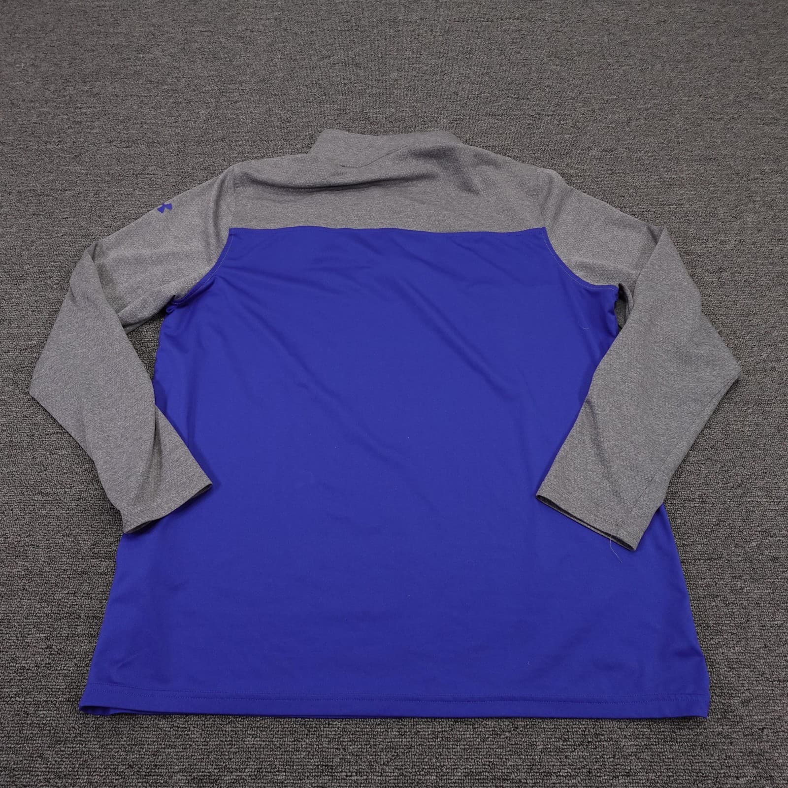 St Louis Blues Shirt Mens Large Blue NHL Hockey Under Armour 1/4 Zip Pullover - Thumbnail 7