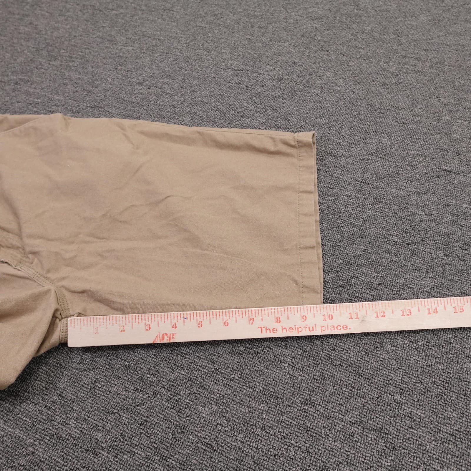Vans Shorts Mens 30 Beige Chino Canvas 11 Inseam Skate Casual Summer Streetwear - Thumbnail 6