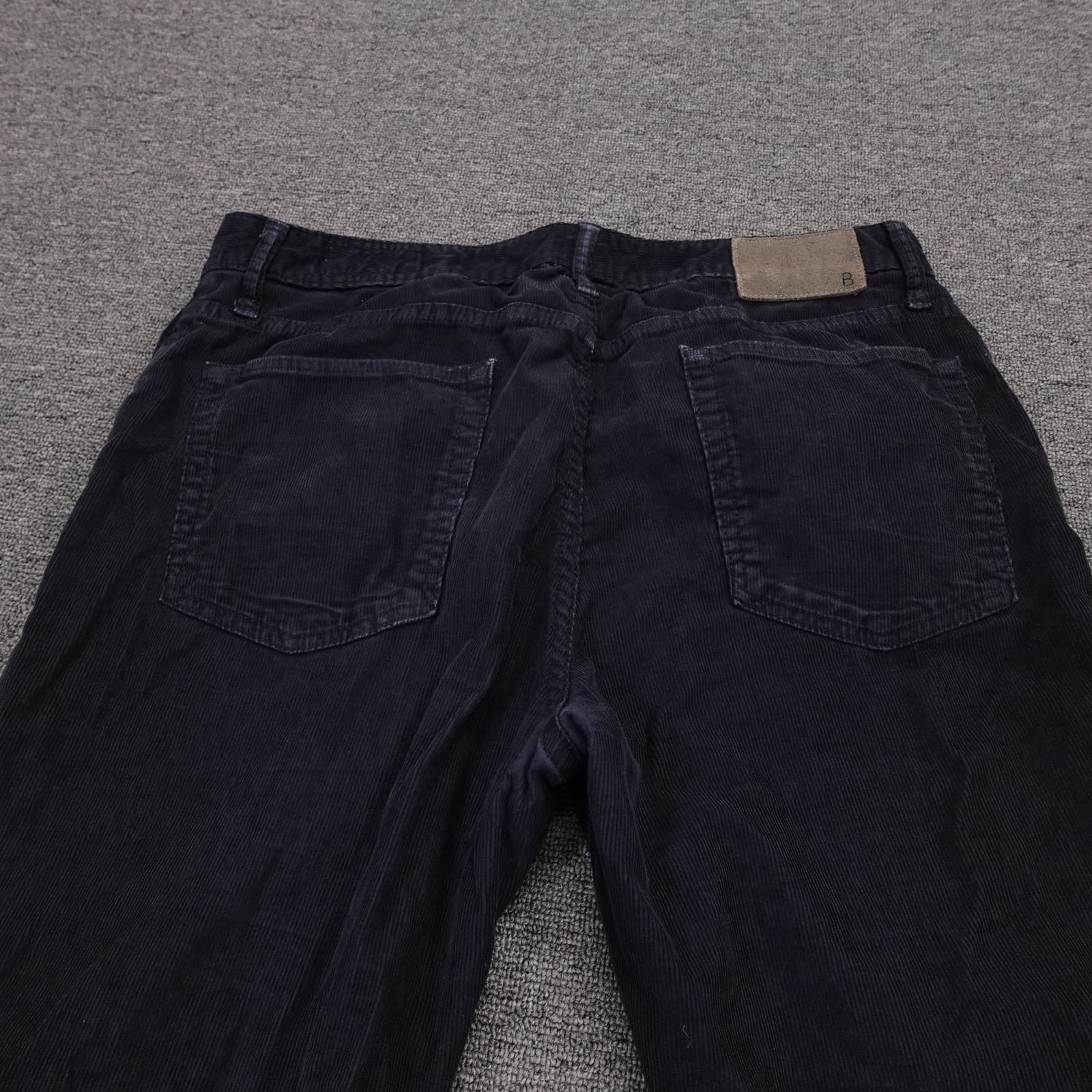 Bonobos Pants Mens 34x34 Blue Corduroy Chino Regular Fit 5 Pocket Stretch Casual - Thumbnail 4