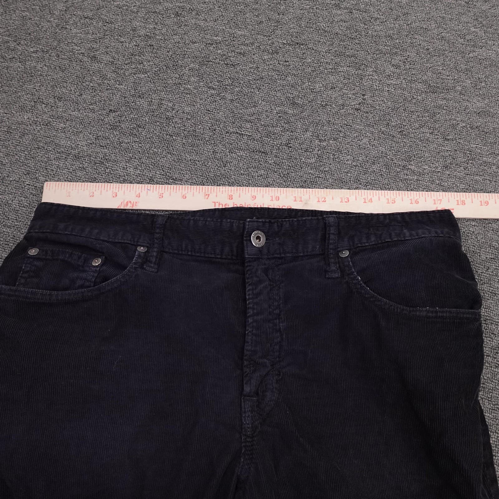 Bonobos Pants Mens 34x34 Blue Corduroy Chino Regular Fit 5 Pocket Stretch Casual - Thumbnail 7