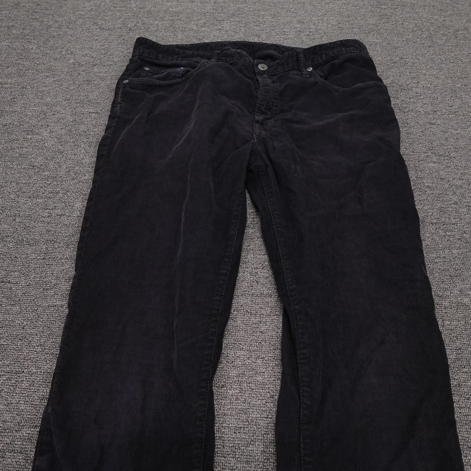 Bonobos Pants Mens 34x34 Blue Corduroy Chino Regular Fit 5 Pocket Stretch Casual - Thumbnail 2