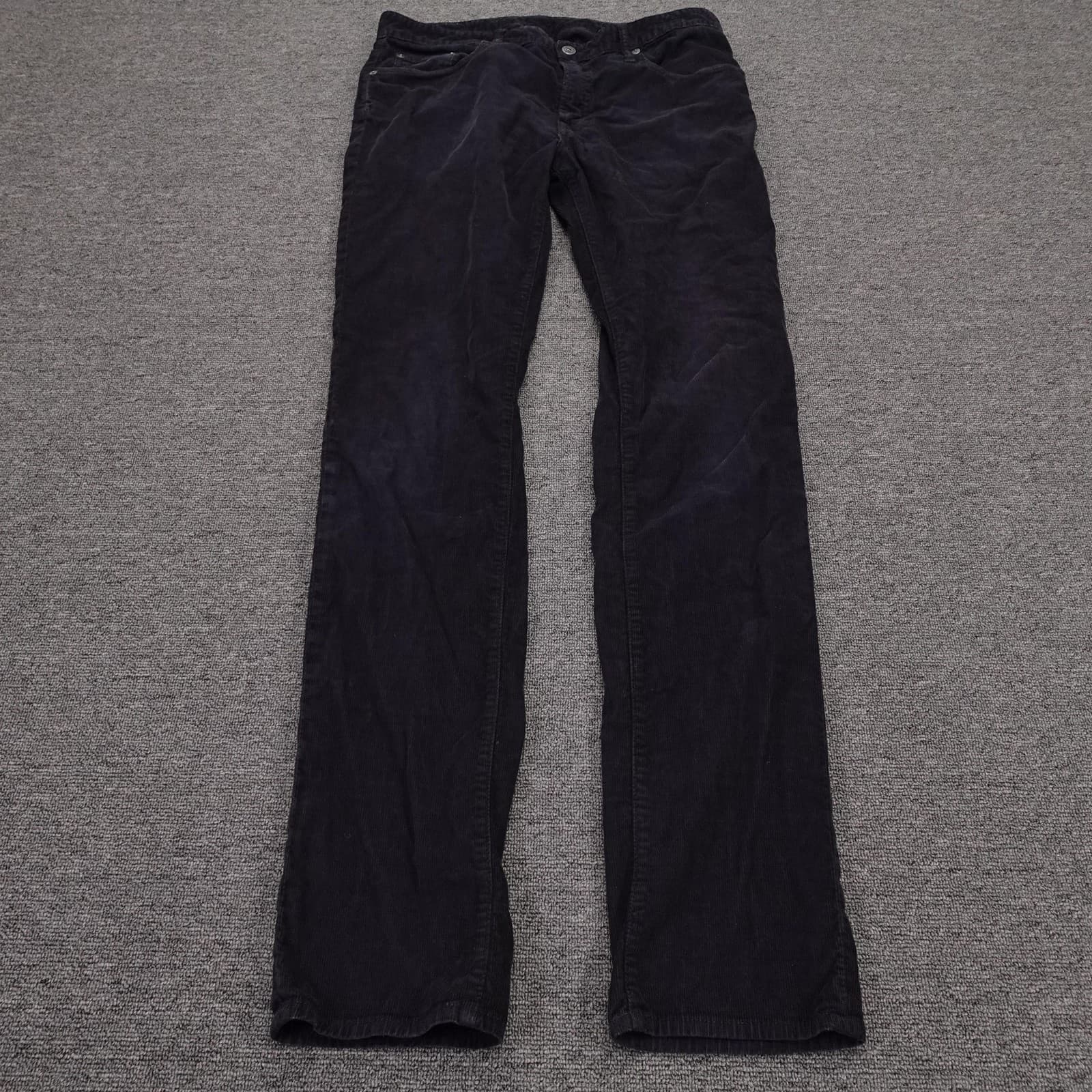Bonobos Pants Mens 34x34 Blue Corduroy Chino Regular Fit 5 Pocket Stretch Casual