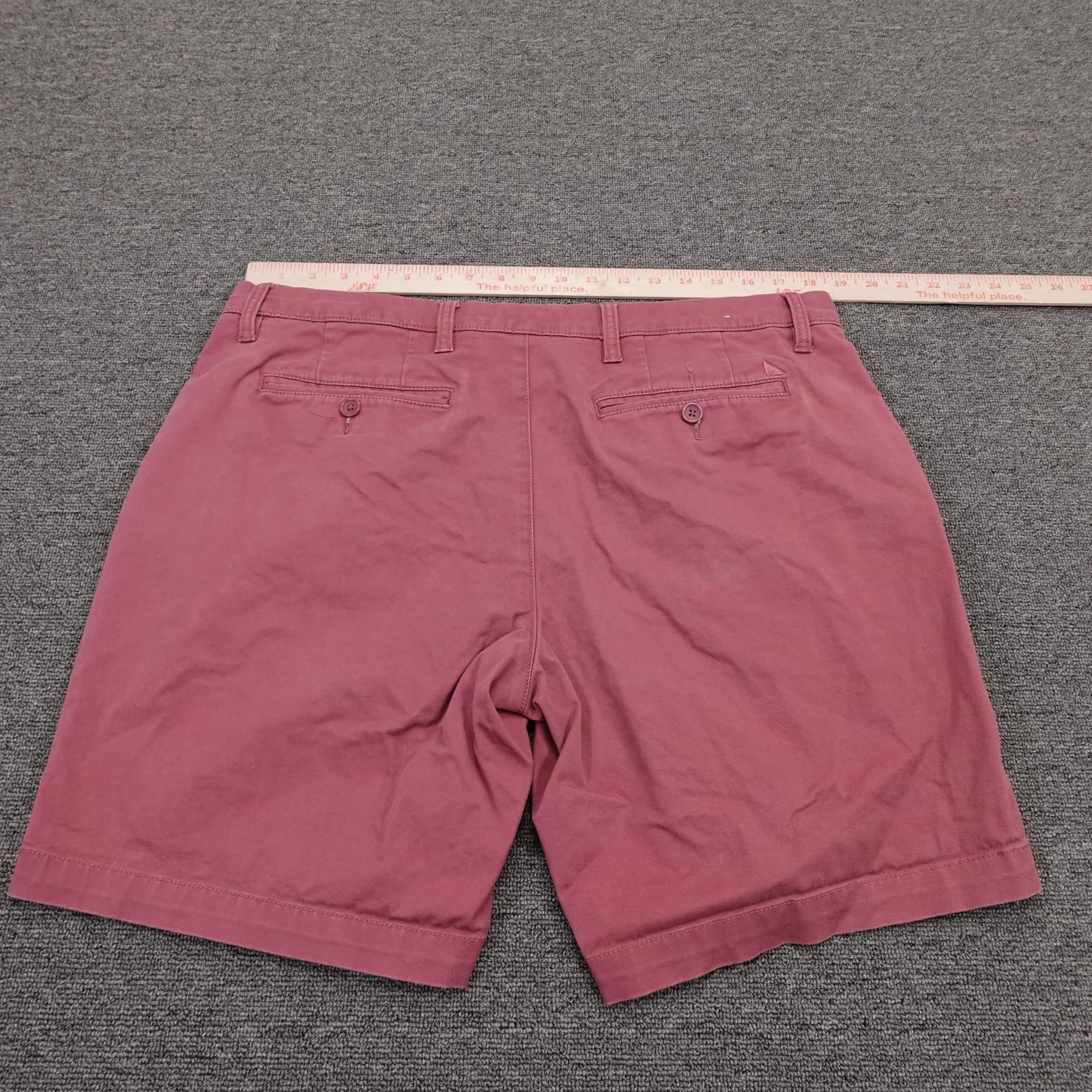 UNTUCKit Shorts Mens 36 Pink Chino Stretch Cotton 10 Inseam Casual Summer - Thumbnail 4