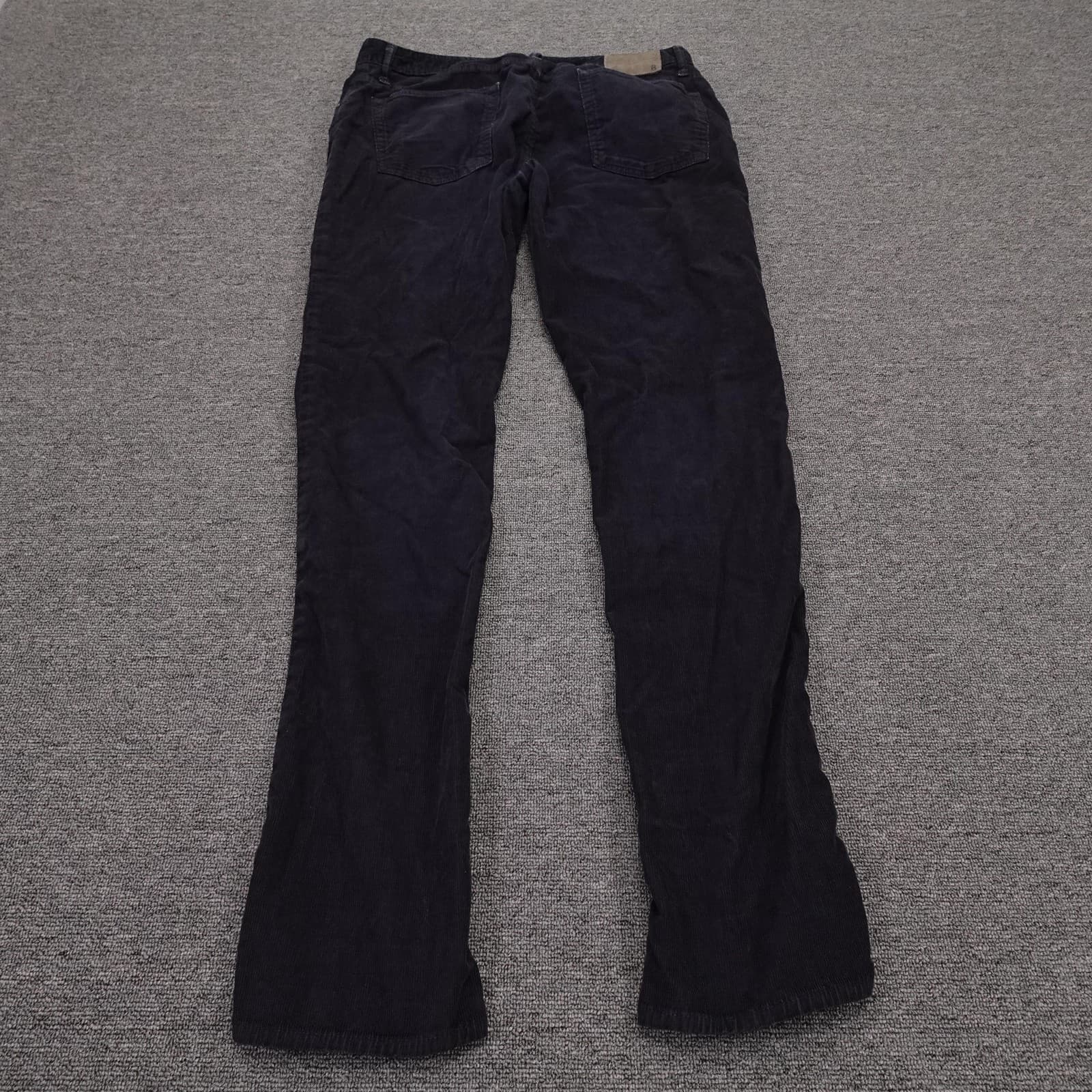 Bonobos Pants Mens 34x34 Blue Corduroy Chino Regular Fit 5 Pocket Stretch Casual - Thumbnail 3
