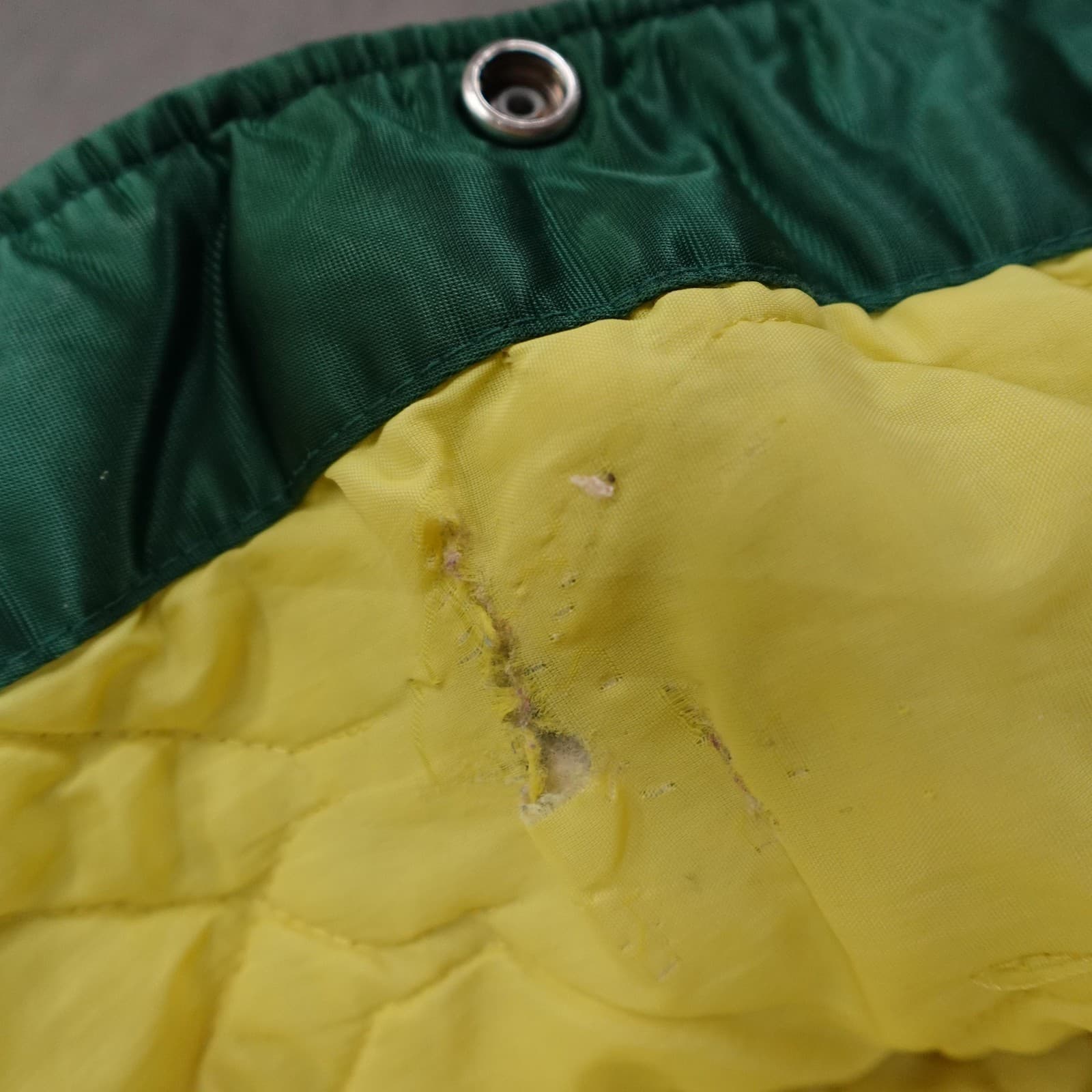 Vintage Green Bay Packers Jacket Kids Small Green NFL Football Starter Pro Line - Thumbnail 7