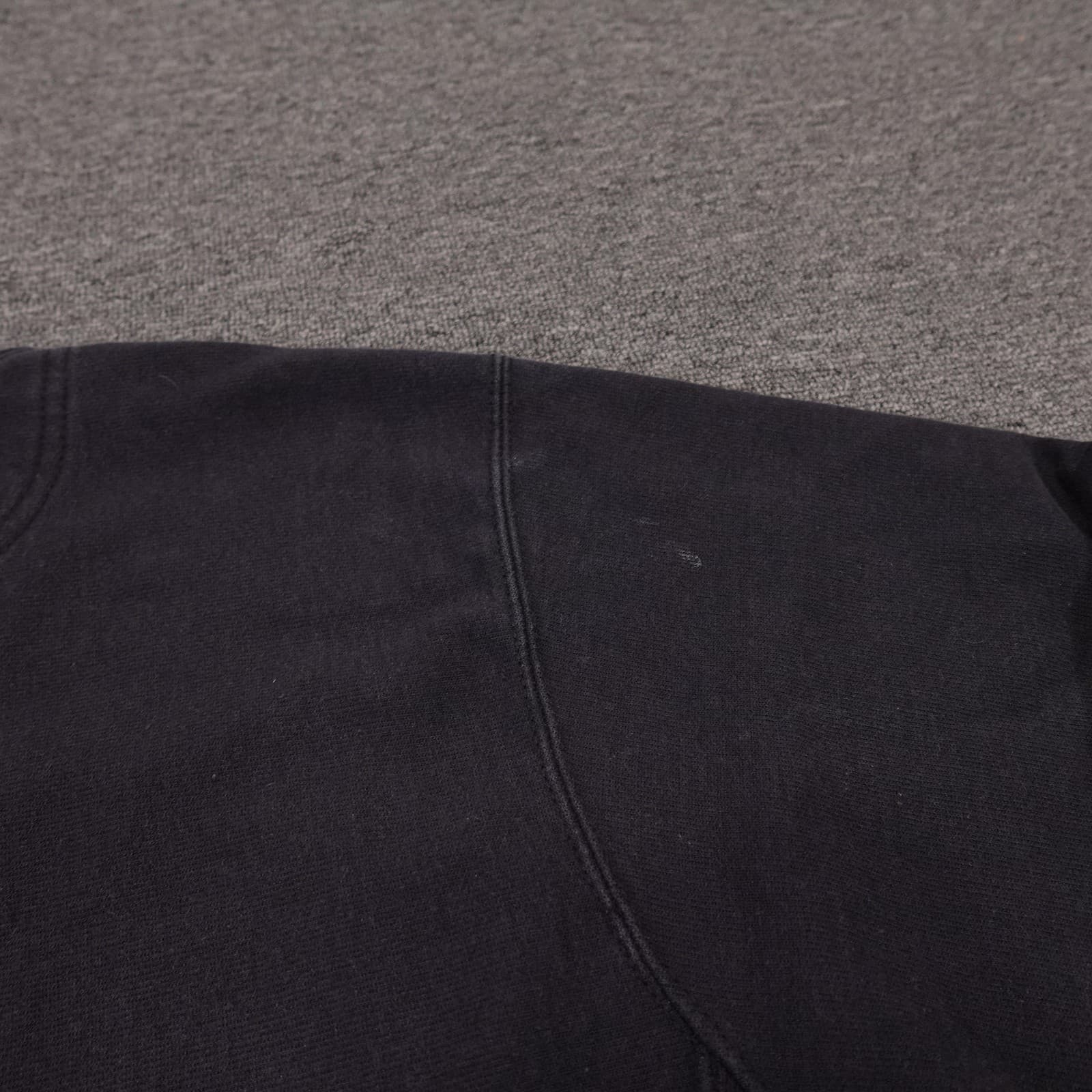Vintage Champion Sweatshirt Mens Small Black MIT Reverse Weave Graphic Fleece - Thumbnail 5