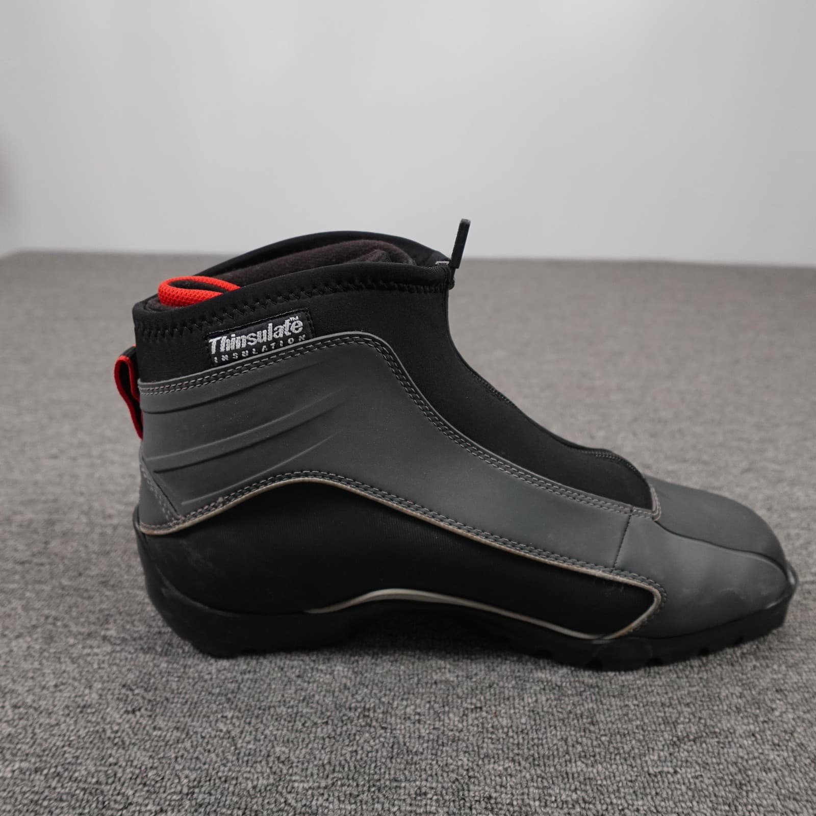 Fischer XC Comfort Nordic Ski Boots Mens 14 EU48 Black Thinsulate Lugged Sole - Thumbnail 4