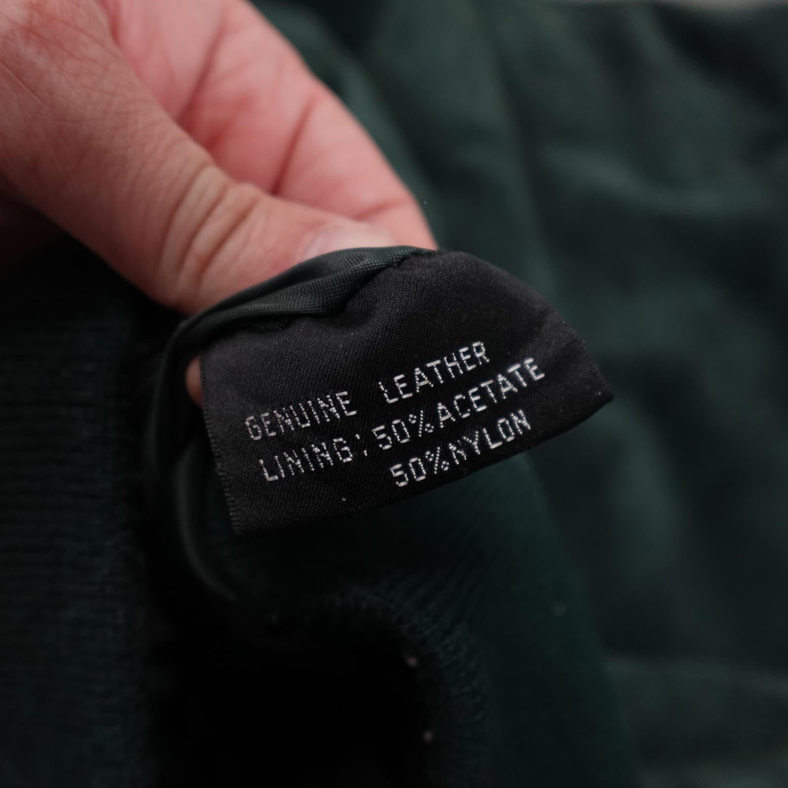 Vintage Marlynn Traditions Ltd Jacket Mens 42 Green Suede Bomber Full Zip Lined - Thumbnail 11