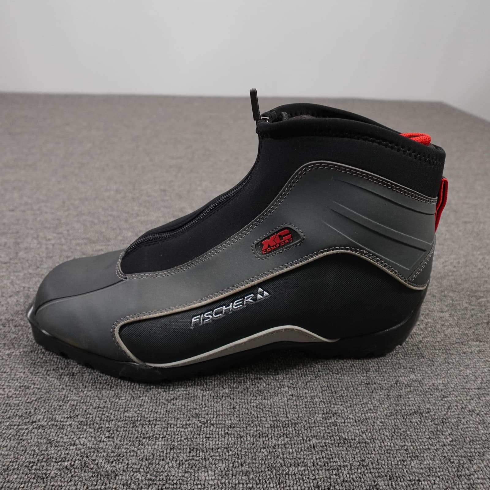 Fischer XC Comfort Nordic Ski Boots Mens 14 EU48 Black Thinsulate Lugged Sole