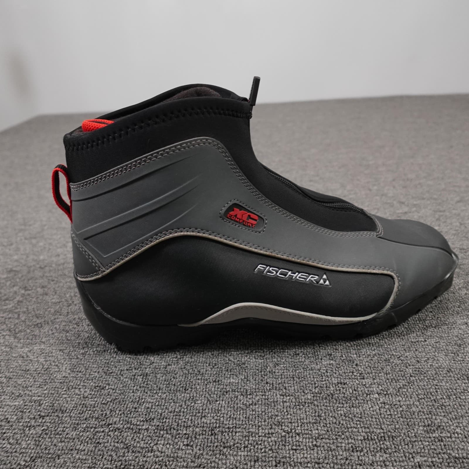 Fischer XC Comfort Nordic Ski Boots Mens 14 EU48 Black Thinsulate Lugged Sole - Thumbnail 12