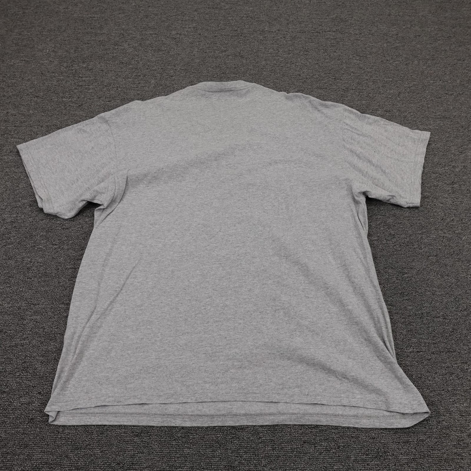 Vintage Nike Shirt Mens Large Gray Center Swoosh Logo Tee Athletic Made USA 90s - Thumbnail 8