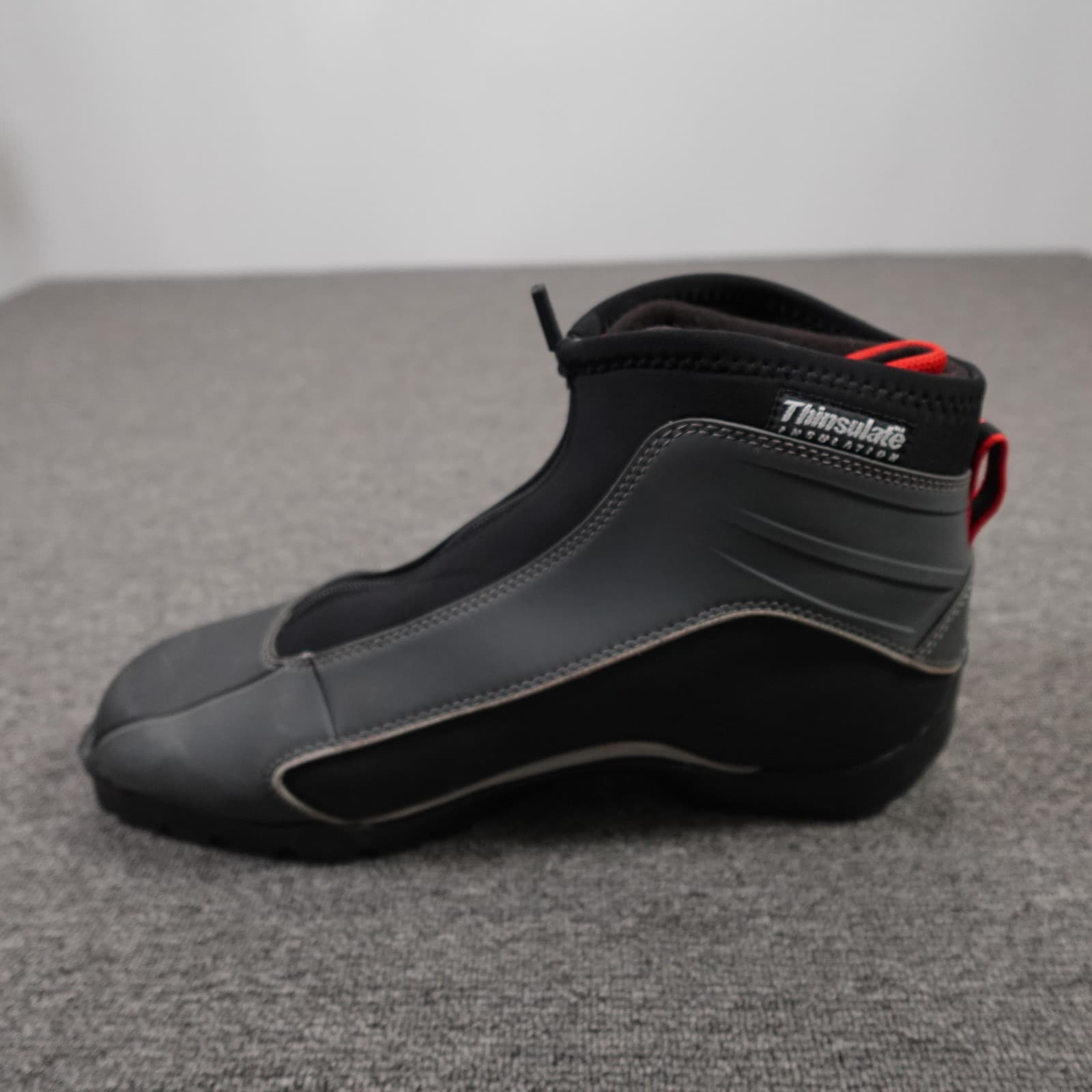 Fischer XC Comfort Nordic Ski Boots Mens 14 EU48 Black Thinsulate Lugged Sole - Thumbnail 10