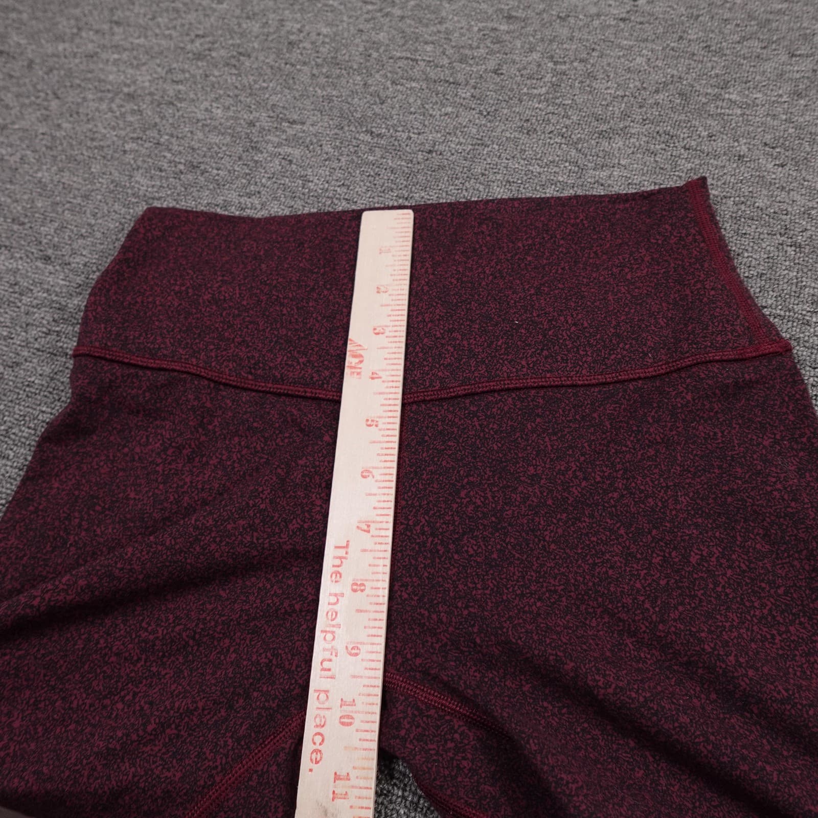 Lululemon Leggings Womens 6 Red Flecked Align Pant II 25 High Rise Ankle Yoga - Thumbnail 7