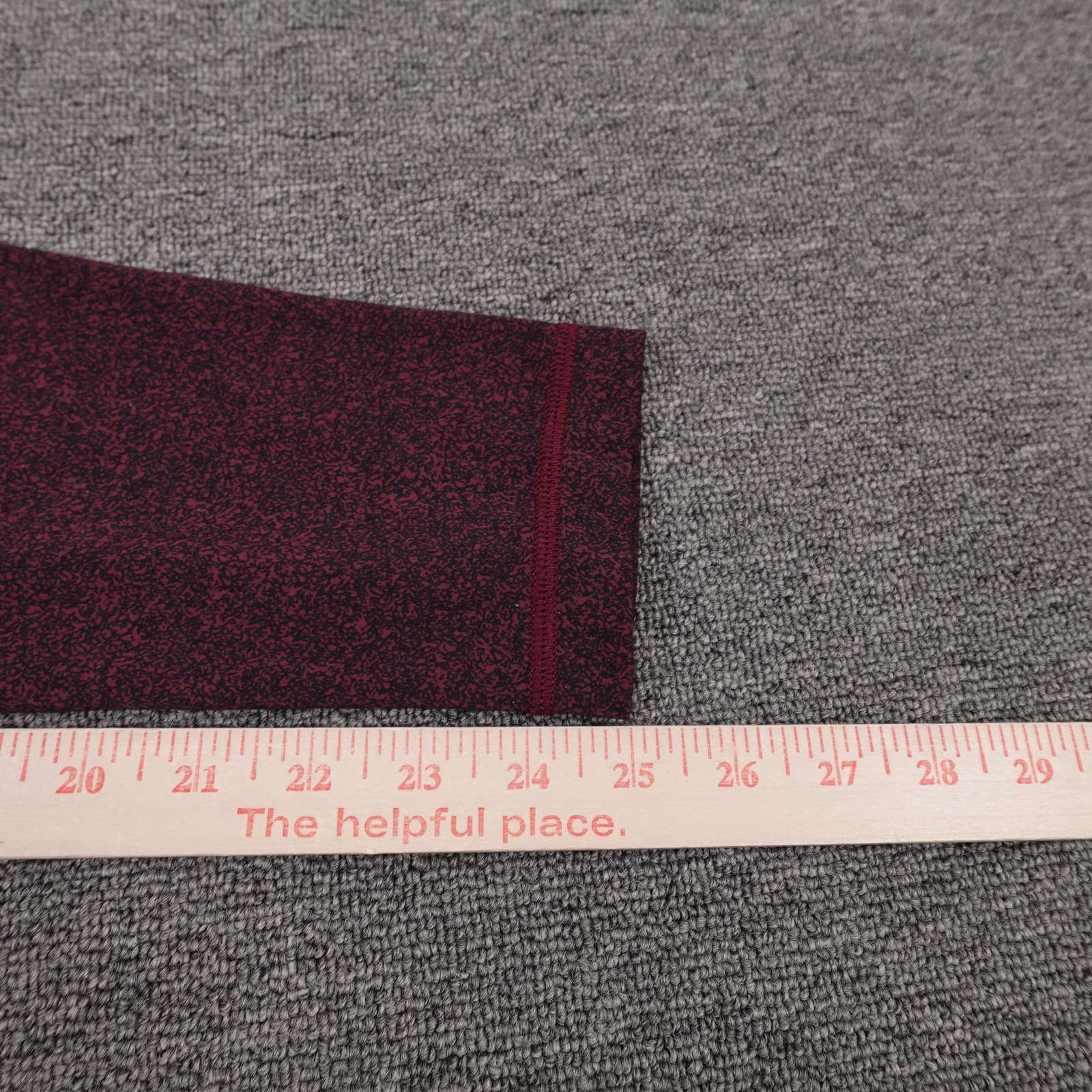 Lululemon Leggings Womens 6 Red Flecked Align Pant II 25 High Rise Ankle Yoga - Thumbnail 8