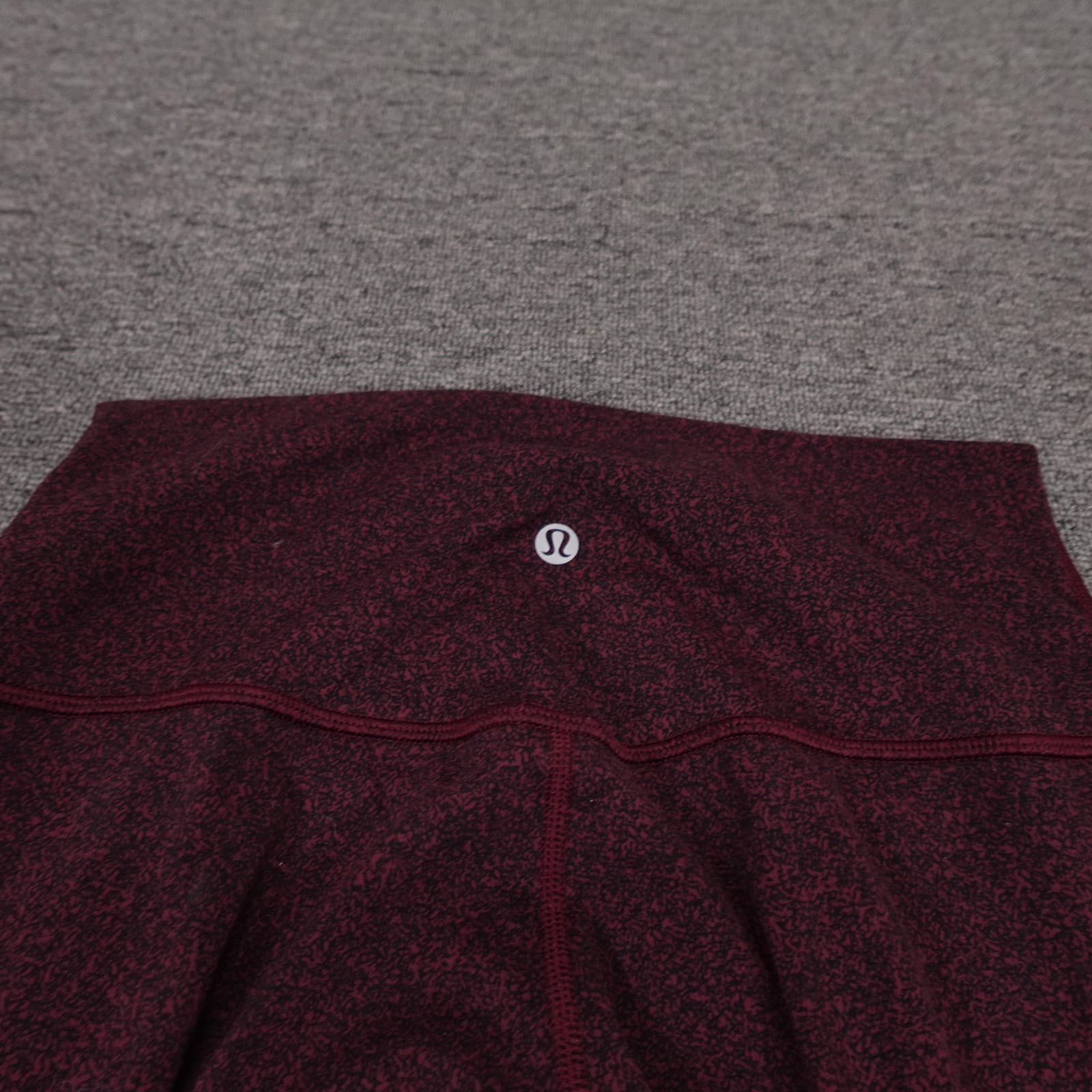 Lululemon Leggings Womens 6 Red Flecked Align Pant II 25 High Rise Ankle Yoga - Thumbnail 4