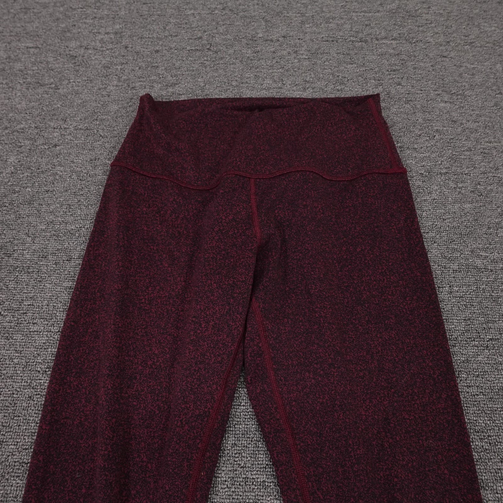 Lululemon Leggings Womens 6 Red Flecked Align Pant II 25 High Rise Ankle Yoga - Thumbnail 2