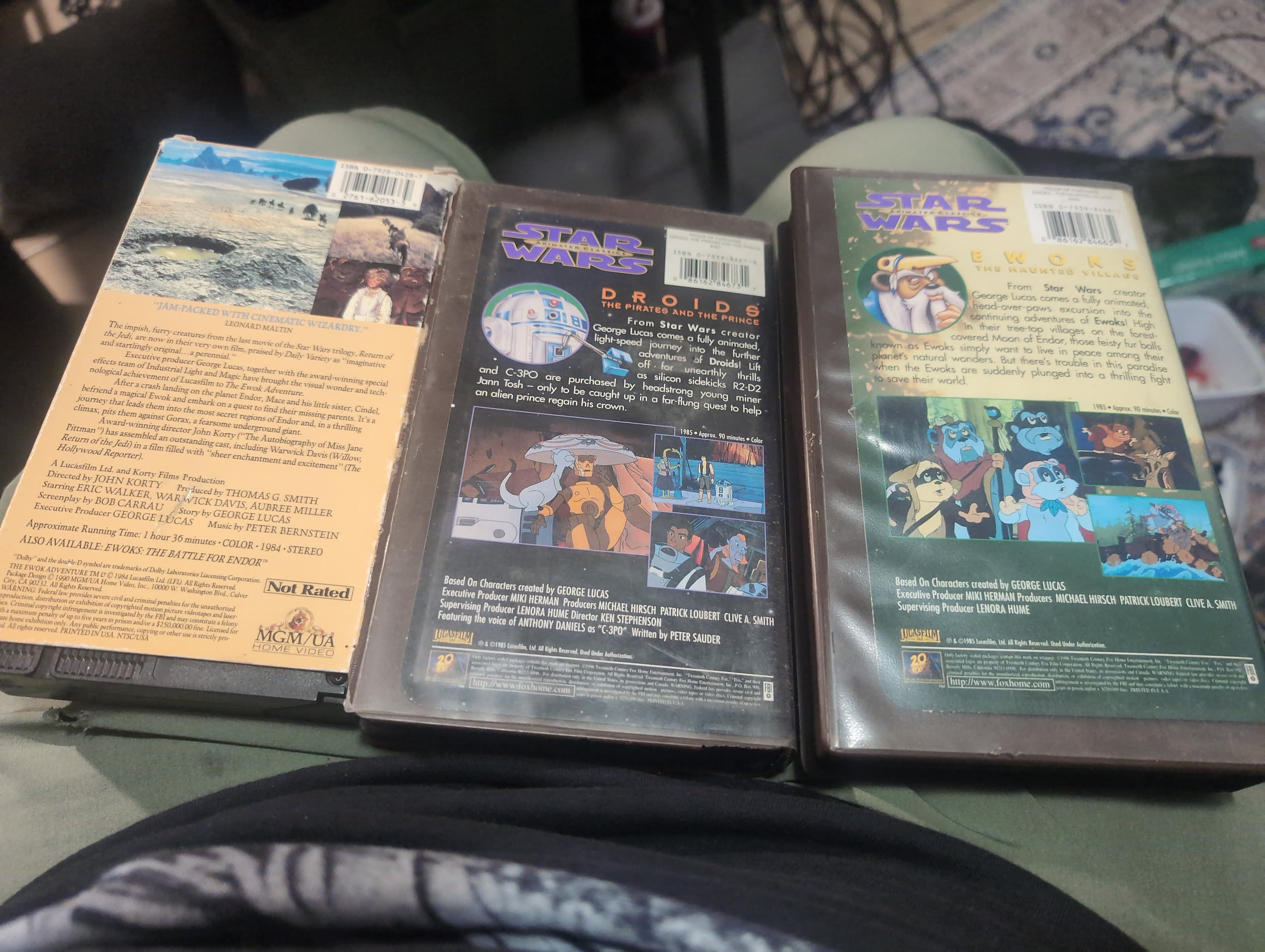 Star Wars Ewok Adventure & Animated Classics VHS Set - Thumbnail 2