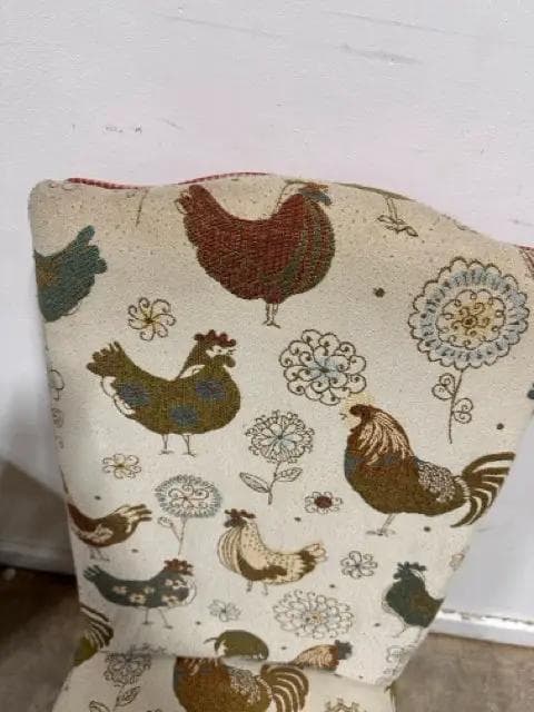 Pier 1 French Country Rooster And Chicken Chair - Thumbnail 2