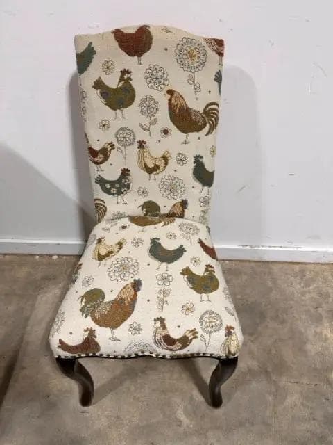 Pier 1 French Country Rooster And Chicken Chair