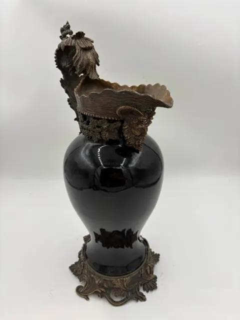 Rococo Style Castilian Black Pitcher