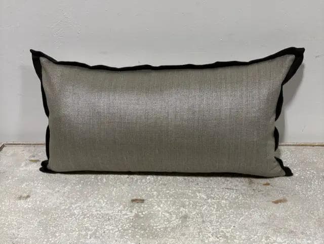 Silver Lumbar Pillow