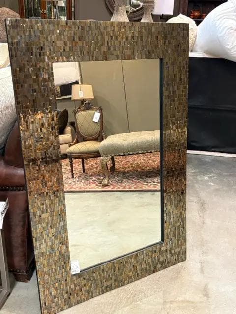 Amber Pier Mosaic Wall Mirror