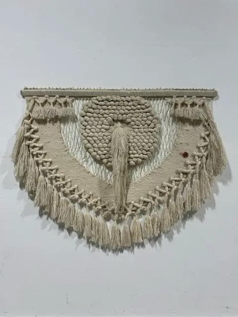 Cream Macrame Wall Hanging