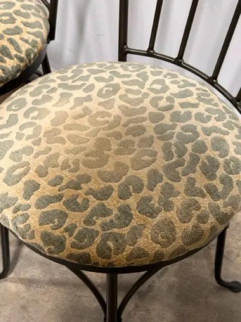 Set Of 5 "Hearthstone Enterprise" Metal Arch Back Dining Chairs - Thumbnail 3