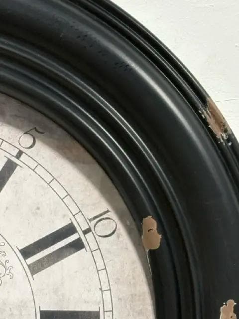 Large Round Metal Pocket Watch Wall Clock - Thumbnail 2