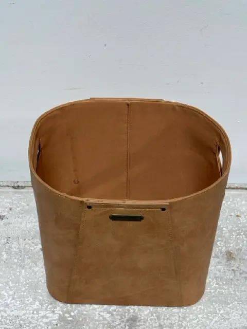 Hearth And Hand Faux Leather Basket - Thumbnail 2
