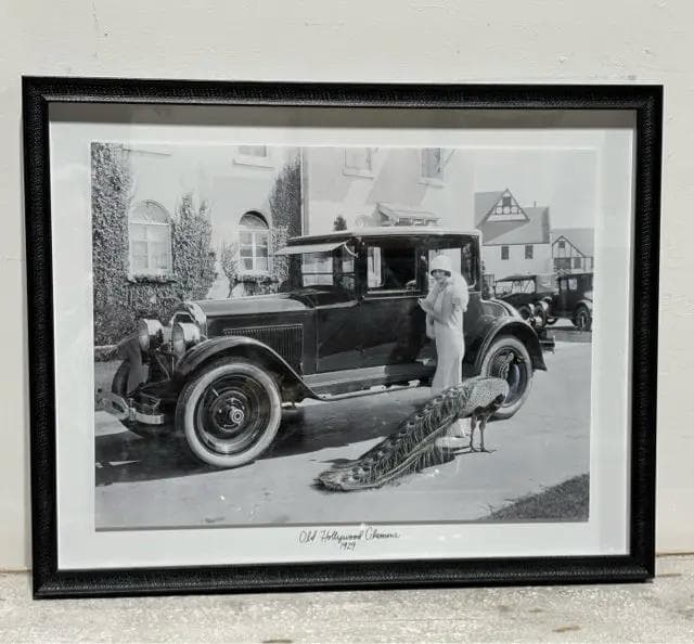 Old Hollywood Glamour Framed Artwork