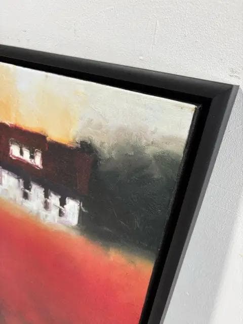 "Profile In Red" By Thomas Stotts Framed Artwork - Thumbnail 2